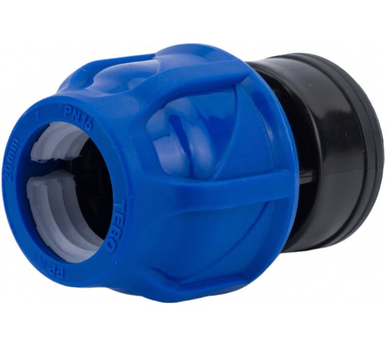 Изображение товара Компрессионная муфта TEBO ПНД вн. резьба 20x3/4" T-ПНД.М.4.20-34.CN