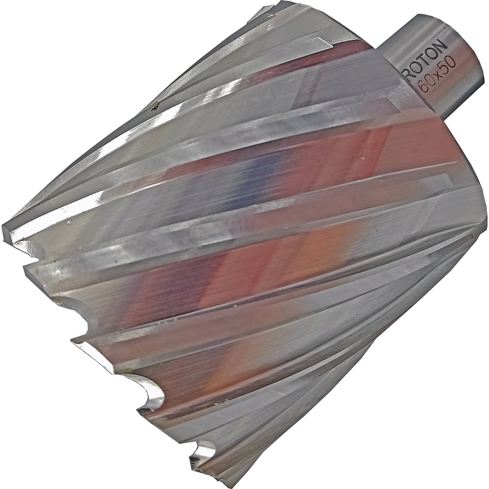 Изображение товара Сверло корончатое PROTON d60мм, длина 50мм, быстрорежущая сталь, Weldon 19