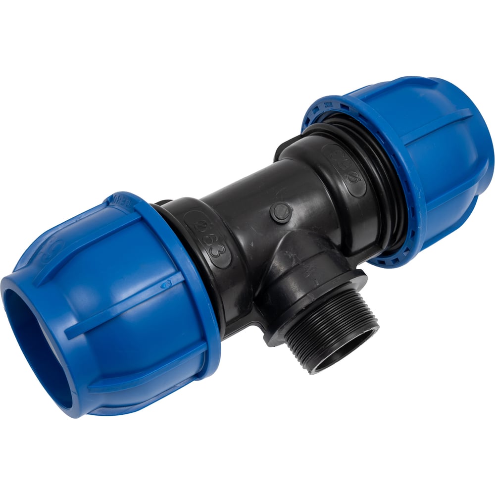 Изображение товара Тройник наружная резьба CN-TB ПНД 63х1.1/2"х63 TEBO