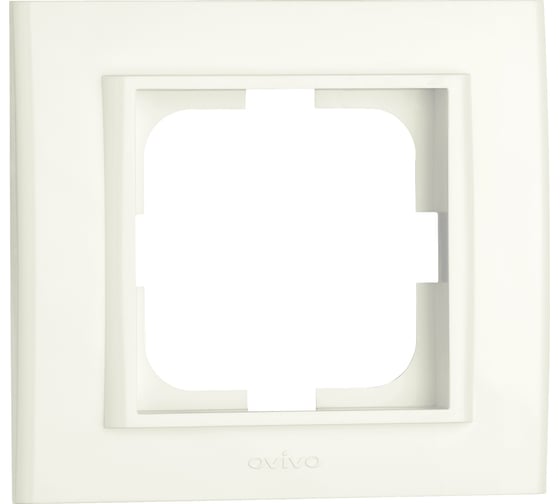 Изображение товара 1-местная рамка OVIVO MINA, крем, 401-020000-096
