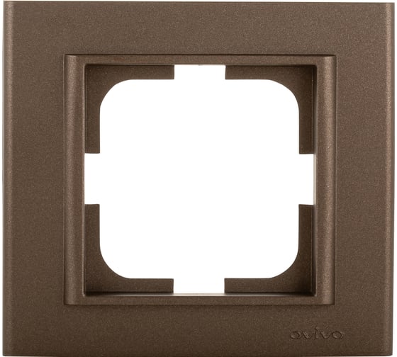 Изображение товара 1-местная рамка OVIVO MINA, мокка, 401-190000-096