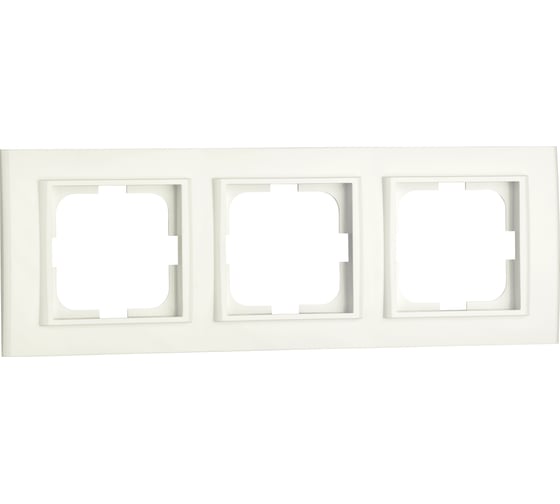 Изображение товара 3-местная рамка OVIVO MINA, крем, 401-020000-227