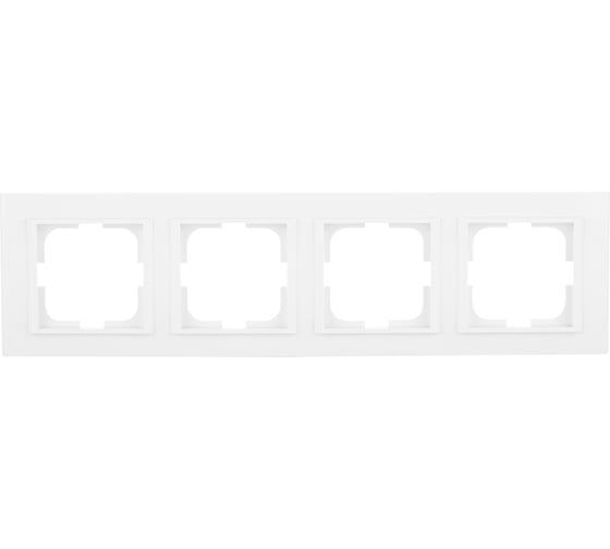Изображение товара 4-местная рамка OVIVO MINA, белый, 401-010000-228