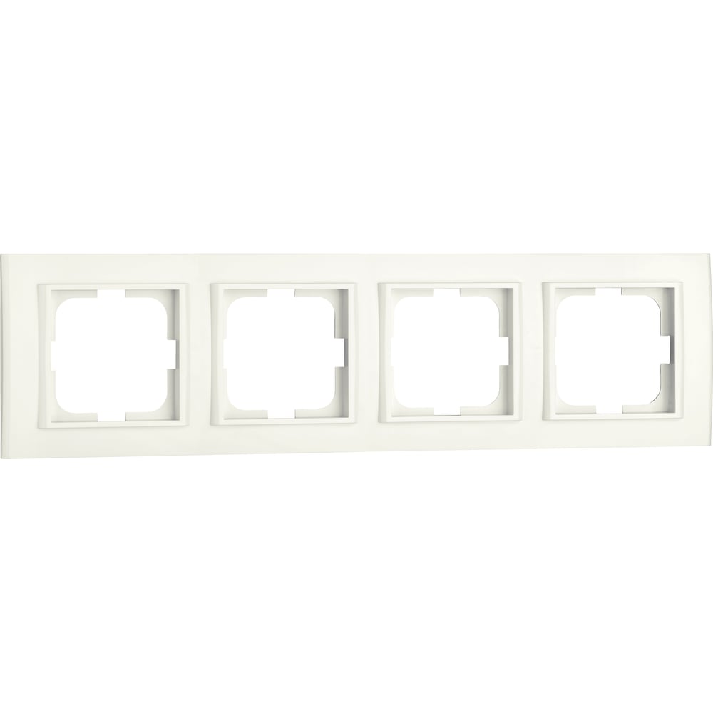 Изображение товара 4-местная рамка OVIVO MINA крем для кабельных систем и монтажа