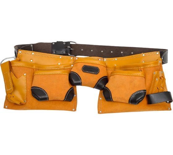 Изображение товара Пояс для инструментов из натуральной кожи (9 карманов) KRAFTOOL 1-38520