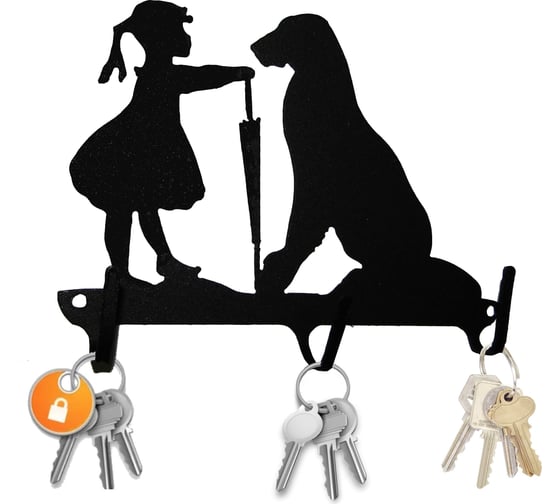 Изображение товара Ключница № 11 Станкоинструмент и оснастка Девочка и собака 4811381014113