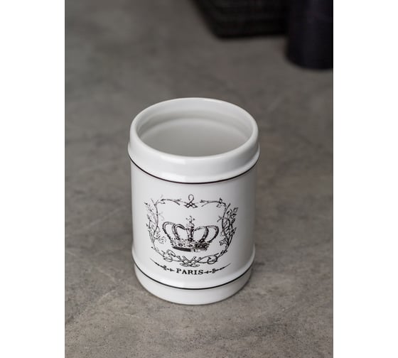 Изображение товара Стакан для зубных щеток Bath Plus Royal 7,5x7,5x10,5 см W-CE1022A-TB