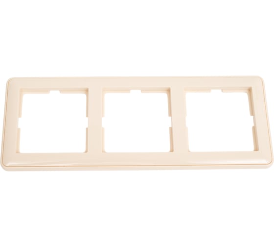 Изображение товара Трехместная рамка Systeme Electric слоновая кость WESSEN 59 SchEКД-3-28 KD-3-28