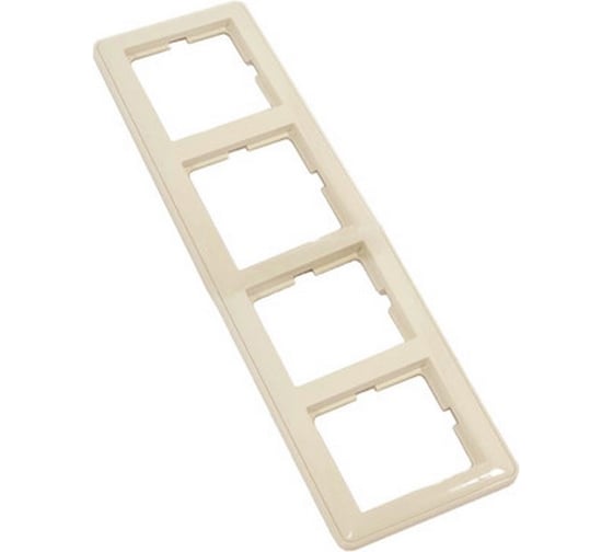 Изображение товара Четырехместная рамка Systeme Electric слоновая кость W59 SchE КД-4-28 KD-4-28