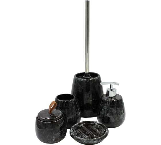 Изображение товара Настольный комплект для ванн Bath Plus Pietra black set5 W-CE2242AA-SET5