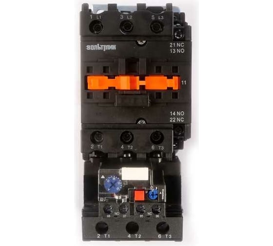 Изображение товара Пускатель ВТМ (S) ПМ 12-040201-40А-110АС-(1з+1р)-РТЛ2055-2(30,0-40,0А)-УХЛ4-В 0018830 ВТМ00018830