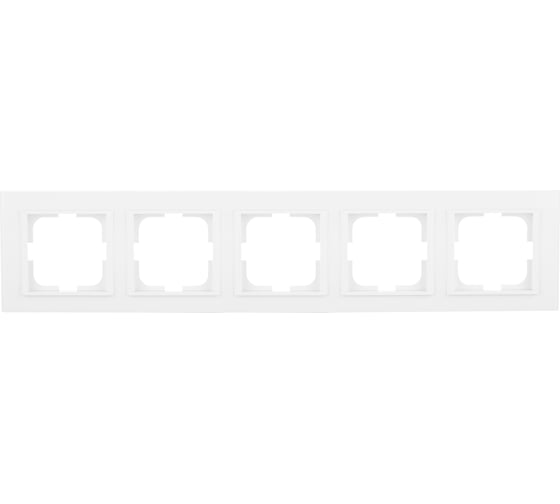Изображение товара 5-местная рамка OVIVO MINA, белый, 401-010000-250