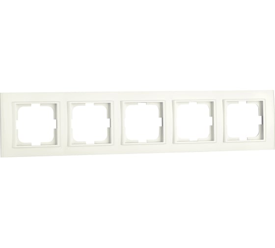 Изображение товара 5-местная рамка OVIVO MINA, крем, 401-020000-250