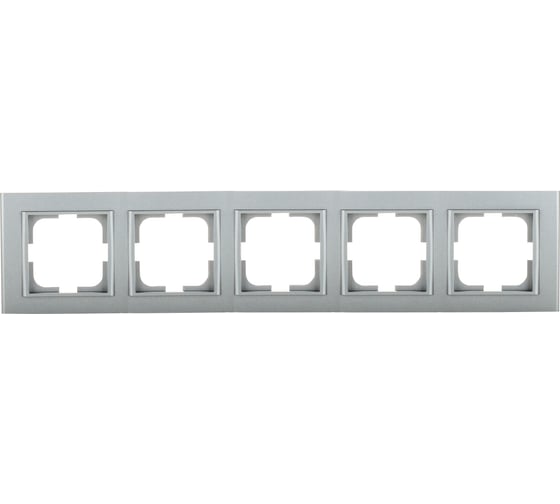 Изображение товара 5-местная рамка OVIVO MINA, серебро, 401-100000-250