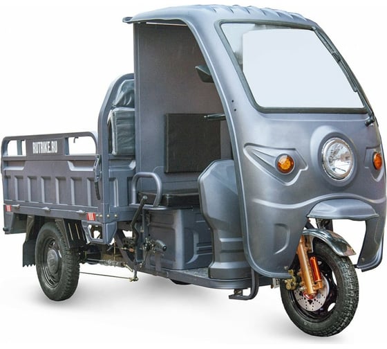Изображение товара Грузовой электротрицикл Rutrike Глобус 1500 60V/1000W серый 023370-2574