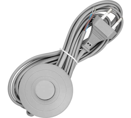 Изображение товара Шнур TDM ELECTRIC с ножным выключателем и плоской вилкой ШУН01В ШВВП 2x0,75мм2 SQ1305-0065