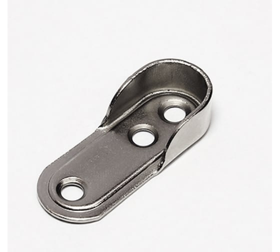 Изображение товара Штангодержатель для овальной трубы Локри с никелевым покрытием 2 шт СТ.1 СТ.156