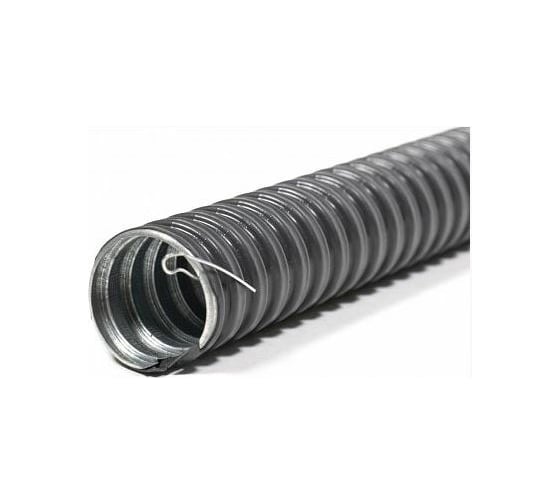 Изображение товара Металлорукав в ПВХ изоляции ГОФРОМАТИК РЗ-ЦПнг-25 (50 м) с протяжкой zeta44707