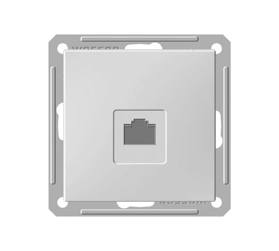 Изображение товара Компьютерная розетка, белая RJ45 5e категория WESSEN 59 Systeme Electric RSI-152K5E-1-86