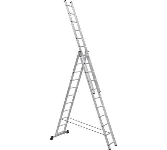 Изображение товара Алюминиевая трехсекционная лестница-стремянка SevenBerg 3x11 920311