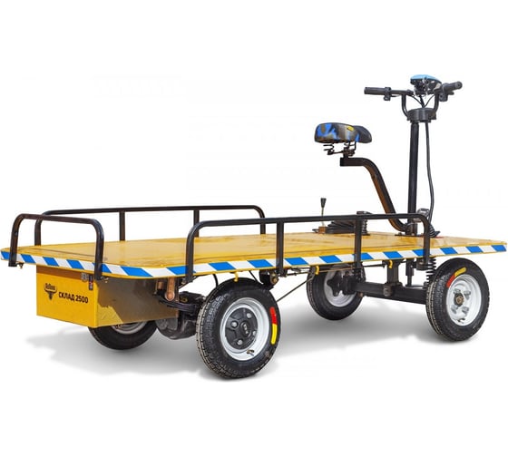 Изображение товара Платформенная электрическая тележка Rutrike СКЛАД 2500 023229