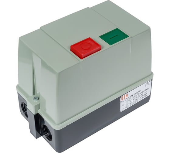 Изображение товара Пускатель ВТМ (S) ПМ 12-040160-40А-380АС-(1з)-УХЛ3-В 0047537 ВТМ00047537