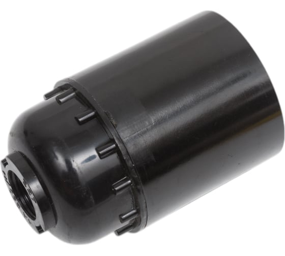 Изображение товара Патрон для лампочки ЮПИТЕР Е27 карболитовый подвесной черный JP7700-02