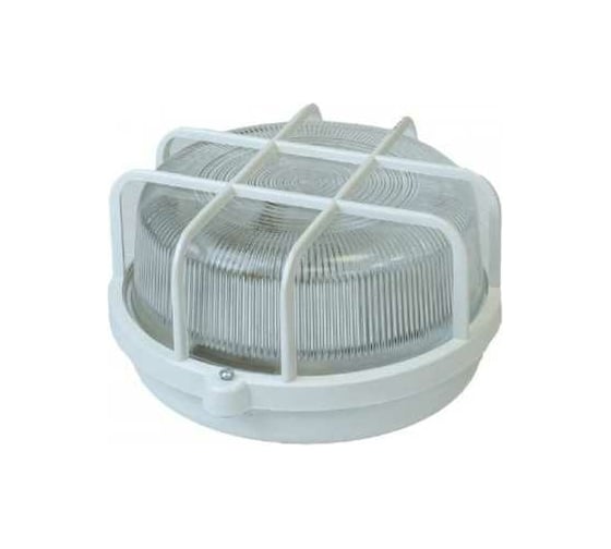 Изображение товара Накладной светильник ЮПИТЕР НБП 100 Вт IP53 круглый с решеткой белый JP1303-04