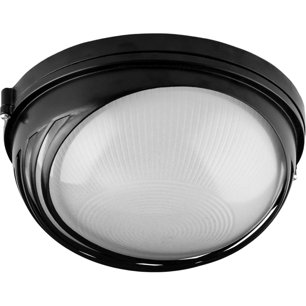 Изображение товара Светильник TDM ELECTRIC НПБ1107 черный круг влагозащищенный 100 Вт IP54