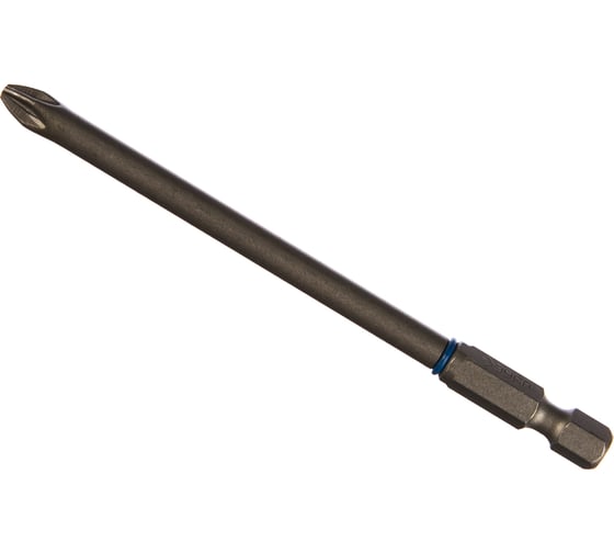 Изображение товара Бита "ЭКСПЕРТ" торсионная кованая, обточенная, хромомолибденовая сталь, тип хвостовика E 1/4", PZ2, 100 мм, 1 шт Зубр 26013-2-100-1