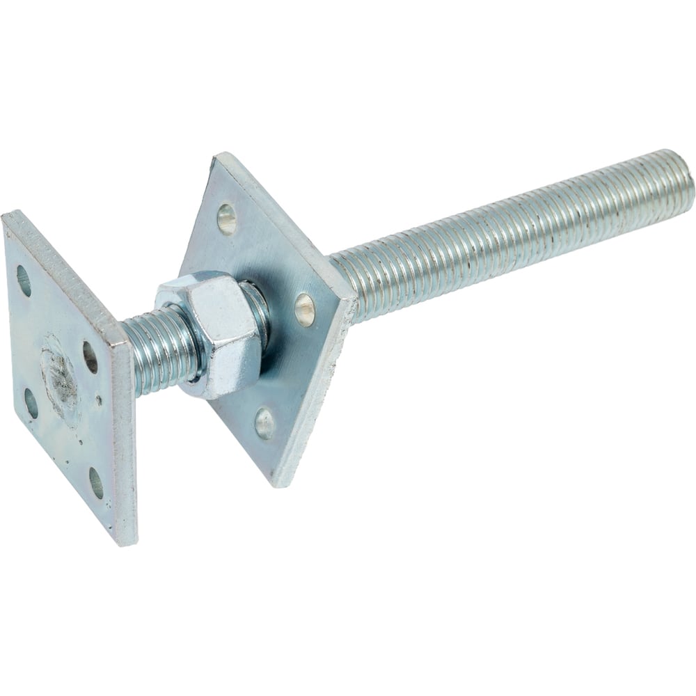 Изображение товара Регулировочный анкер Lucky Guy 50x50x5 мм со шпилькой М16 для монтажа