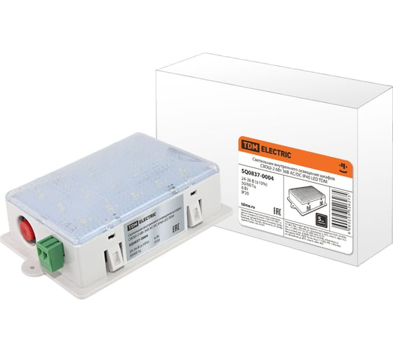 Изображение товара Светильник внутреннего освещения шкафов TDM ELECTRIC СВОШ-2 6 Вт, 36 В AC/DC IP40 LED SQ0837-0004