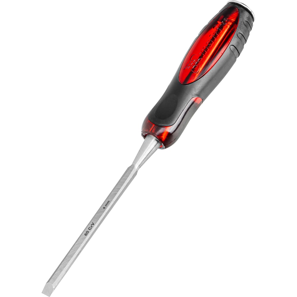 Изображение товара Долото-стамеска MATRIX "Тигровый глаз", 6 мм, двухкомпонентная обрезиненная ручка// 24501