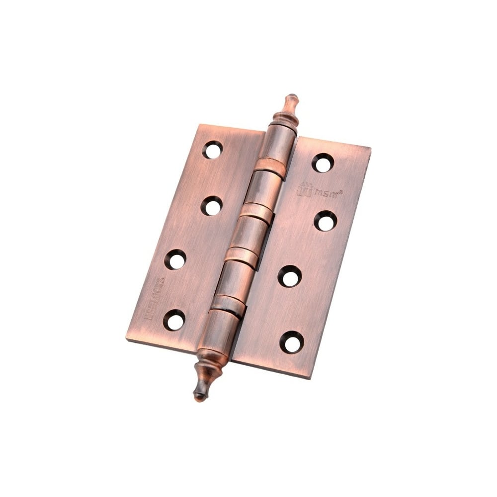 Изображение товара Латунные универсальные петли с колпачком MSM 100 мм, медь, 2 шт.