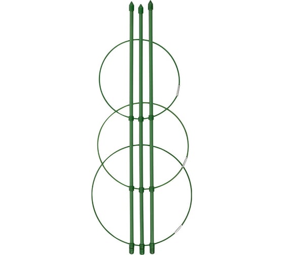 Изображение товара Держатель для растений PARK 3 кольца, высота 75 см 985442