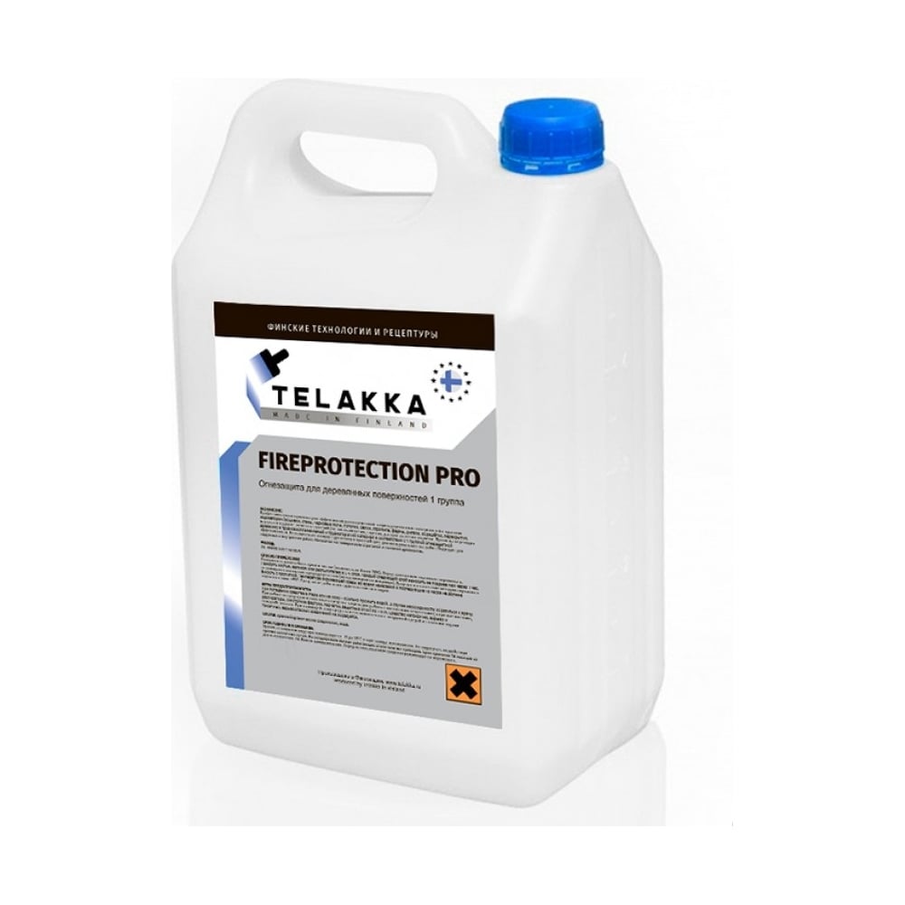 Изображение товара Огнезащита для дерева Telakka FIREPROTECTION PRO 10л - противопожарное средство