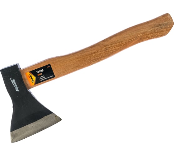 Изображение товара Кованый топор 600 гр. SPARTA в сборе, деревянное топорище// 21605