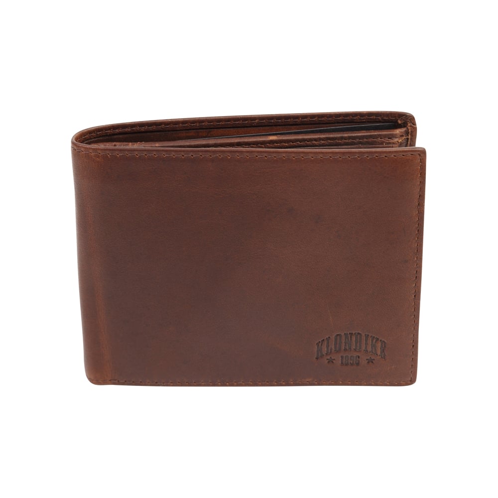 Изображение товара Бумажник Klondike Dawson коричневый натуральная кожа мужской стильный functional