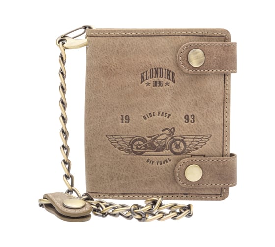 Изображение товара Бумажник Klondike Tim Bike, коричневый, 10,5x12,5x2,5 см KD1027-02