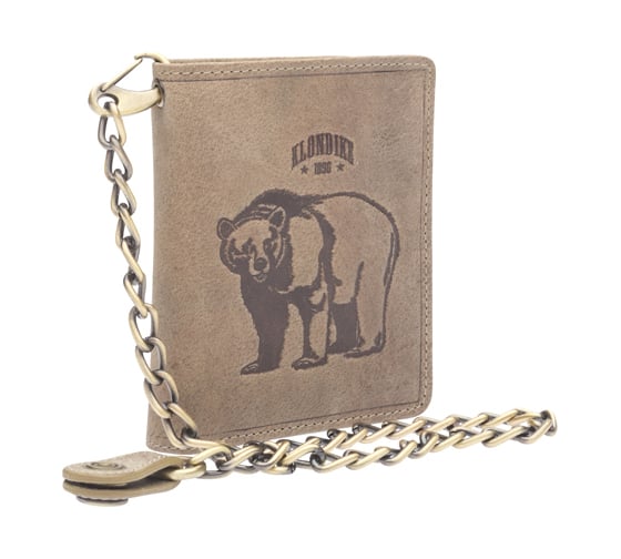 Изображение товара Бумажник Klondike Wayne Bear, коричневый, 10,5x12,5 см KD1019-02