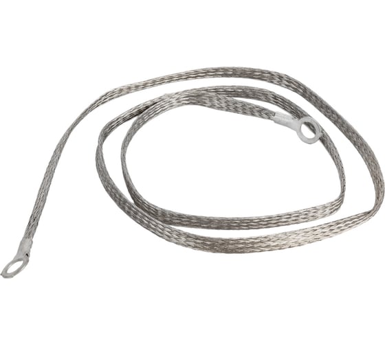 Изображение товара Провод массы VOLTON 100 см (косичка) сечение 10/16 медь, луж. клемма-латунь VLTPML1001016