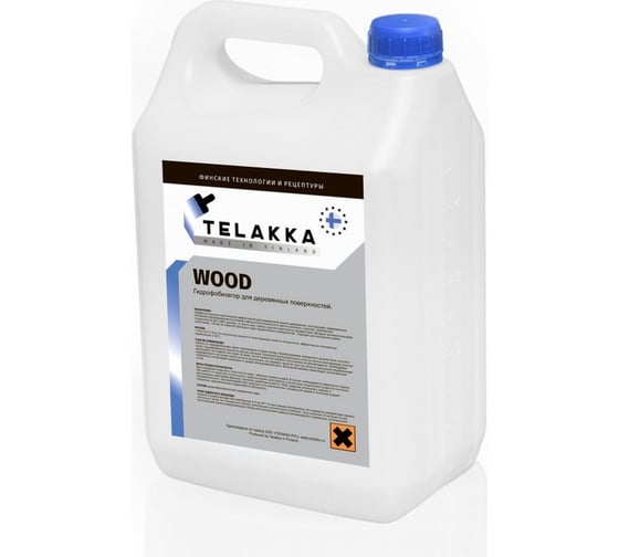 Изображение товара Гидрофобизатор для деревянных поверхностей Telakka GIDROFOB WOOD 10 л 4631160697883