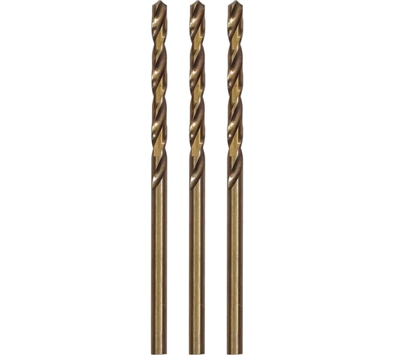 Изображение товара Сверло по металлу (2.8 мм; 3 шт; блистер) Р6М5 Энкор 25328