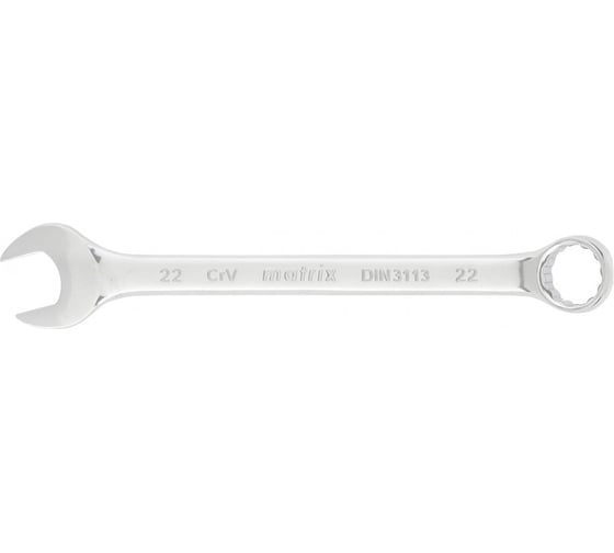 Изображение товара Комбинированный ключ 22 мм MATRIX CrV, полированный хром// 15166