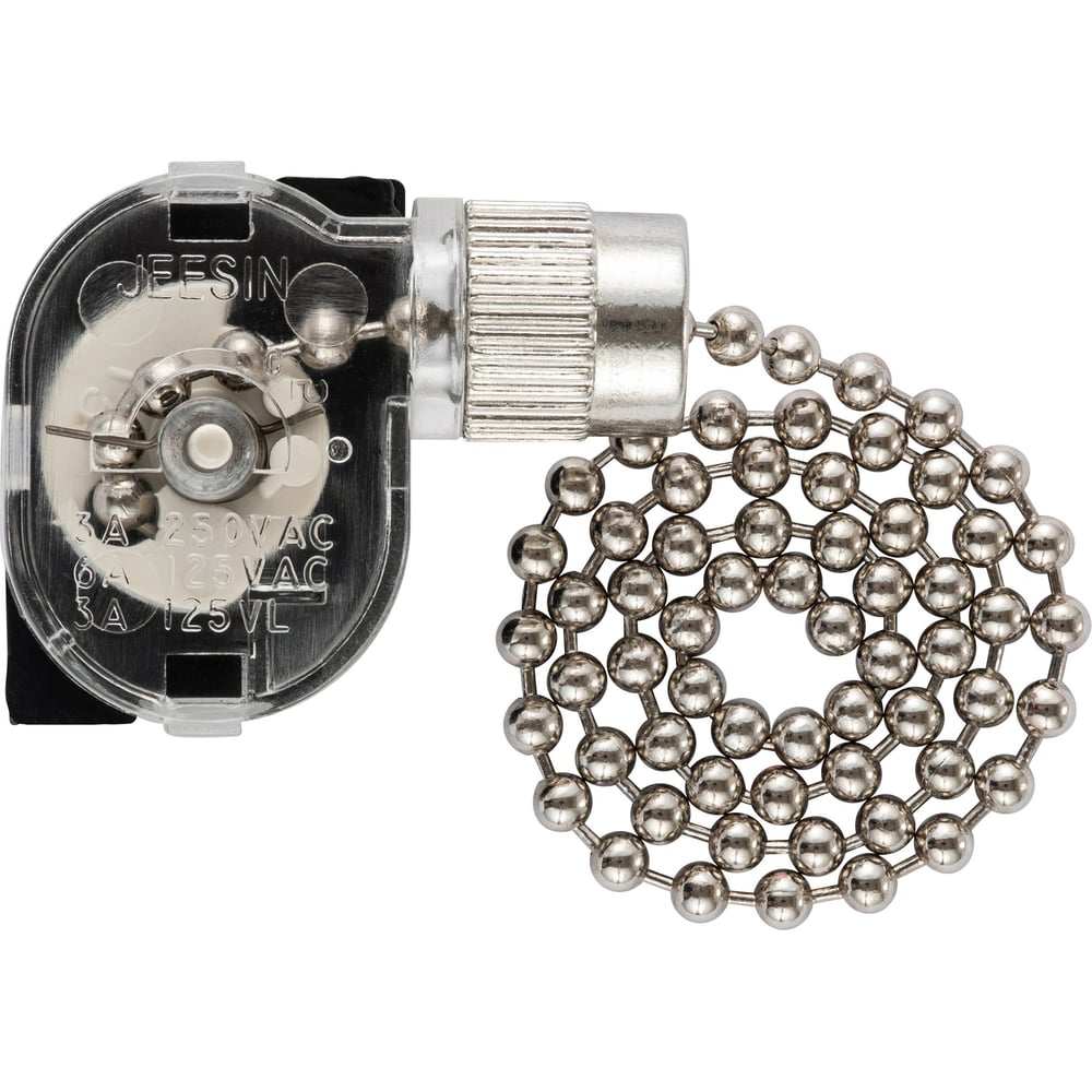 Изображение товара Выключатель цепочка duwi 2А серебро 26801 7