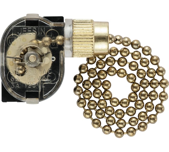 Изображение товара Выключатель цепочка duwi 2А золото 24463 9 26800 0