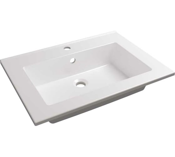 Изображение товара Полувстраиваемая раковина PAOLA Parma 65 см, прямоугольная Paola Parma 650