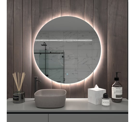 Изображение товара Зеркало Onika Сола круглое 100 с LED подсветкой 210019