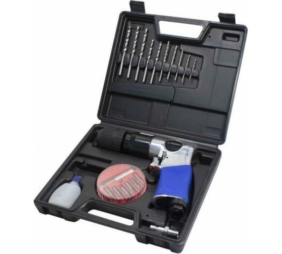 Изображение товара Пневмодрель с реверсом, набором бит и сверл ROCKFORCE 20 предметов RF-RP7810(50376)