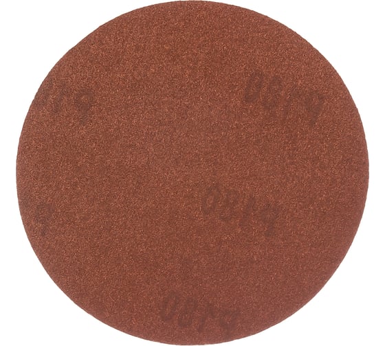 Изображение товара Шлифкруг на липучке 5 шт. по дереву и металлу (125 мм; К180) Энкор 20276